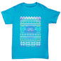 Tie Dye Ugly Christmas Jumper Boy's T-Shirt