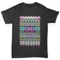 Tie Dye Ugly Christmas Jumper Boy's T-Shirt