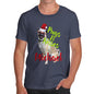 Personalised Christmas Pugs And Kisses Men's T-Shirt