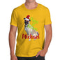 Personalised Christmas Pugs And Kisses Men's T-Shirt