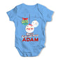 Personalised Christmas Santa Baubles Baby Unisex Baby Grow Bodysuit