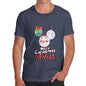 Personalised Christmas Santa Baubles Men's T-Shirt