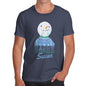 Personalised Christmas Snowman Jumper Men's T-Shirt