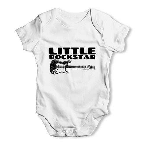 Little Rockstar Baby Unisex Baby Grow Bodysuit