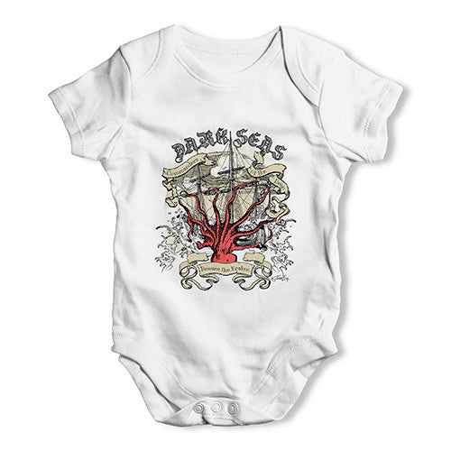 Beware The Kraken Baby Unisex Baby Grow Bodysuit