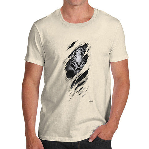 Ripped Tiger Men's T-Shirt