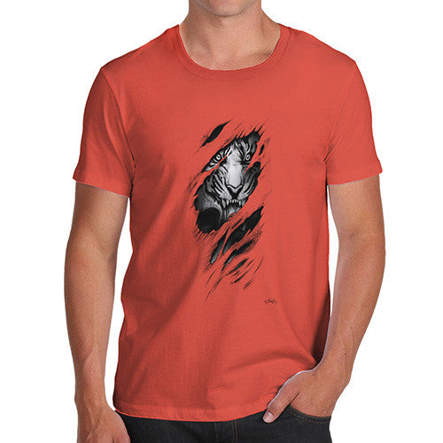 Ripped Tiger Men's T-Shirt