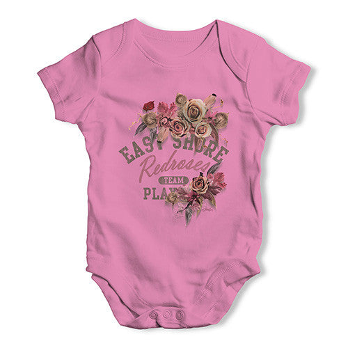 East Shore Red Roses Baby Unisex Baby Grow Bodysuit