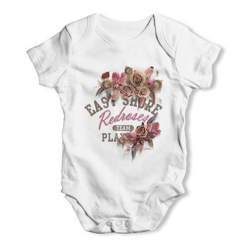 East Shore Red Roses Baby Unisex Baby Grow Bodysuit