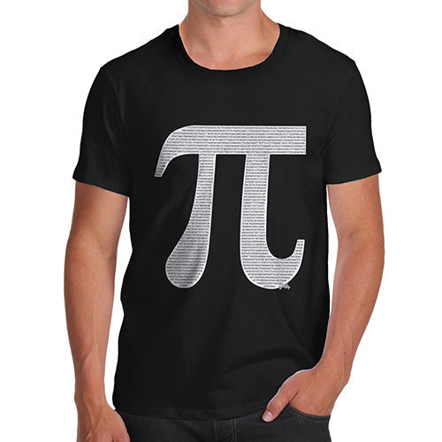 Pi Numbers in the Shape of Pi Men's T-Shirt