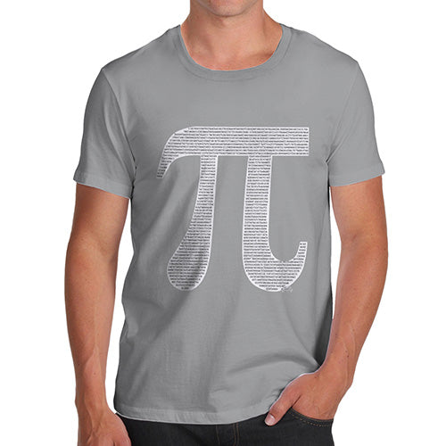 Pi Numbers in the Shape of Pi Men's T-Shirt