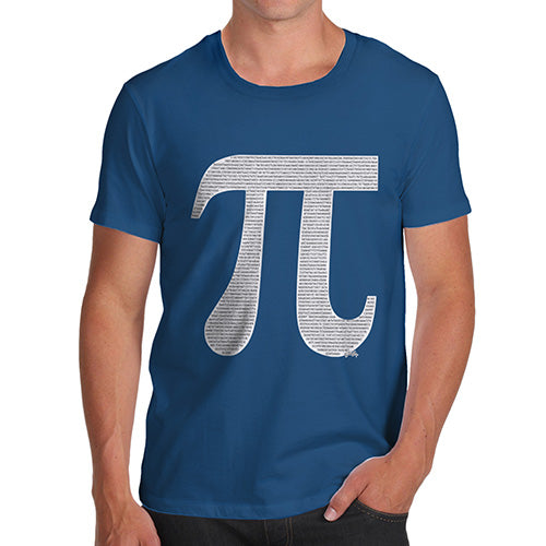 Pi Numbers in the Shape of Pi Men's T-Shirt