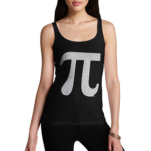 Pi Numbers in the Shape of Pi Women's Tank Top