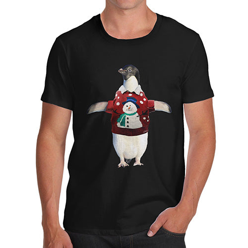 Penguin Christmas Jumper Men's T-Shirt