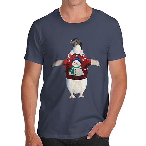 Penguin Christmas Jumper Men's T-Shirt