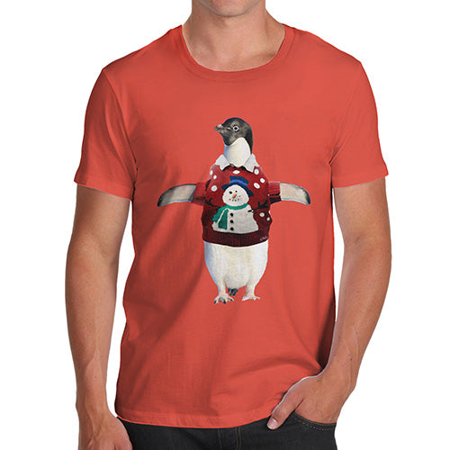 Penguin Christmas Jumper Men's T-Shirt