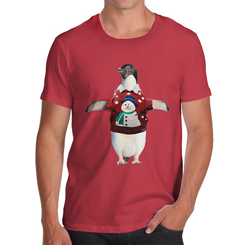 Penguin Christmas Jumper Men's T-Shirt