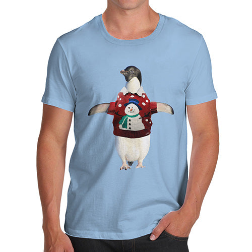 Penguin Christmas Jumper Men's T-Shirt