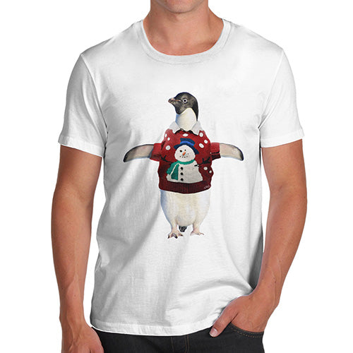 Penguin Christmas Jumper Men's T-Shirt