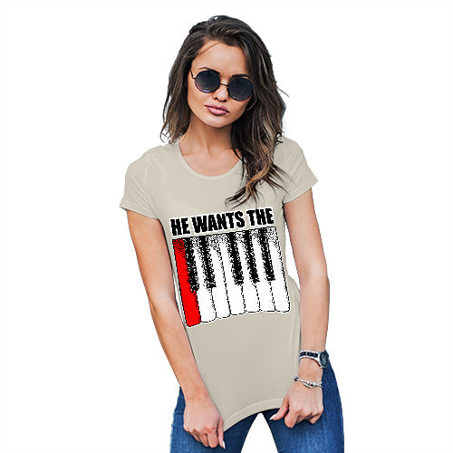 He Wants the C Keyboard Women's T-Shirt 