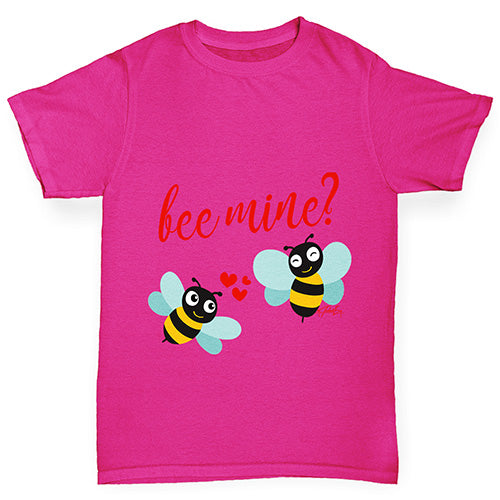 Bee Mine Girl's T-Shirt 