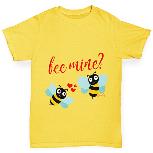 Bee Mine Girl's T-Shirt 