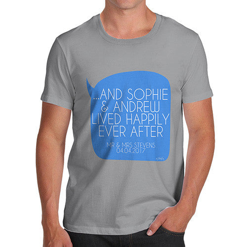 Personalised Happily Ever After Men's T-Shirt