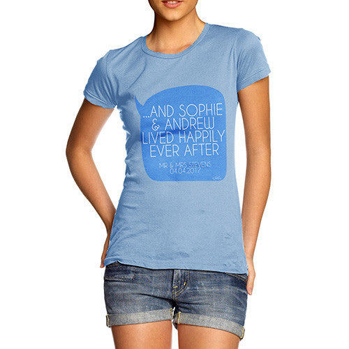 Personalised Happily Ever After Women's T-Shirt 