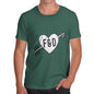 Personalised Cupid Heart Men's T-Shirt