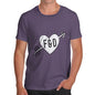 Personalised Cupid Heart Men's T-Shirt