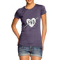 Personalised Cupid Heart Women's T-Shirt 