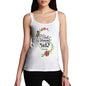 Personalised Just Married Flowers Women's Tank Top