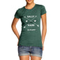 Personalised Wedding Arrows Women's T-Shirt 