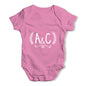 Personalised Wedding Initials Baby Unisex Baby Grow Bodysuit