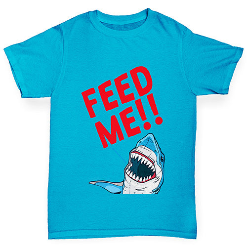 Feed Me Shark Girl's T-Shirt 