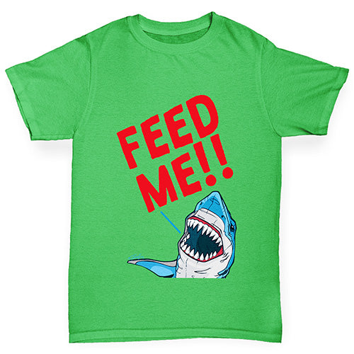 Feed Me Shark Girl's T-Shirt 