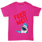 Feed Me Shark Girl's T-Shirt 