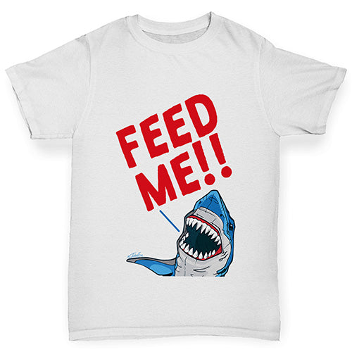 Feed Me Shark Girl's T-Shirt 