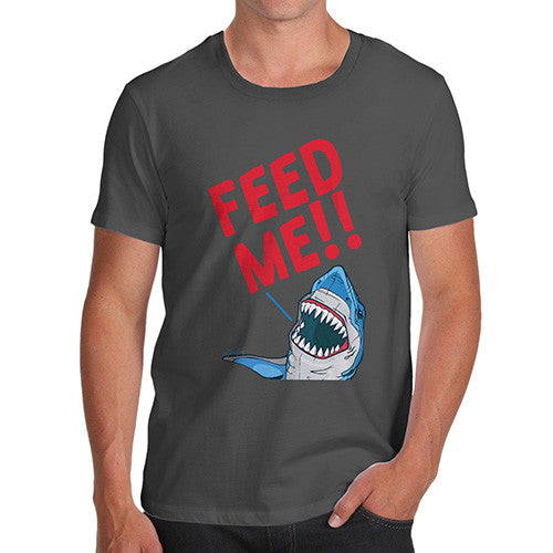 Feed Me Shark Men's T-Shirt