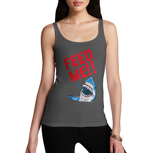 Feed Me Shark Women's Tank Top