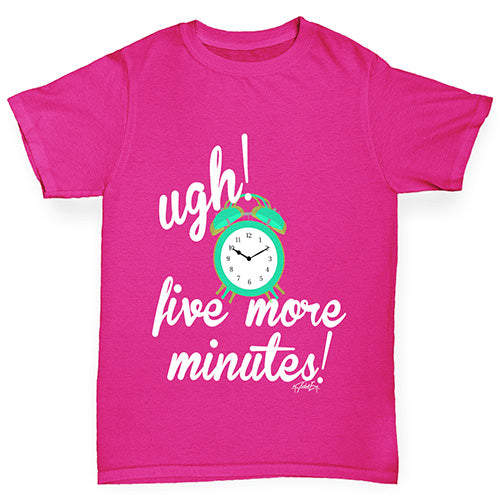 Five More Minutes Girl's T-Shirt 