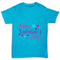 Happy Valentine's Day Pink Hearts Boy's T-Shirt