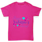 Happy Valentine's Day Pink Hearts Girl's T-Shirt 