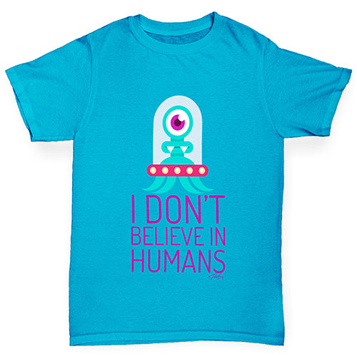 I Don't Believe In Humans Boy's T-Shirt