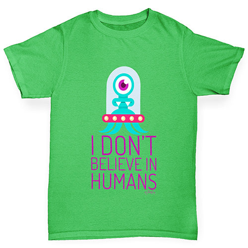 I Don't Believe In Humans Boy's T-Shirt