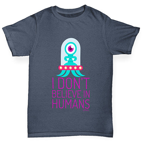 I Don't Believe In Humans Boy's T-Shirt