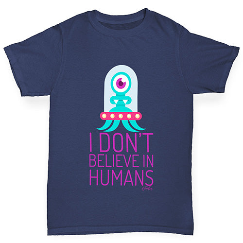 I Don't Believe In Humans Girl's T-Shirt 