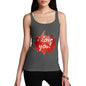 I Love You Spikey Speech Bubble Women's Tank Top