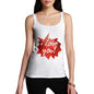 I Love You Spikey Speech Bubble Women's Tank Top