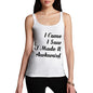 I Made It Awkward Women's Tank Top